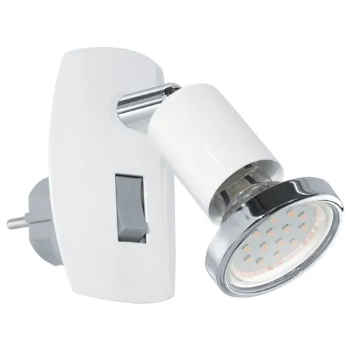 Eglo Mini 4 LED Steckerleuchte, 3W, GU10, weiß/chrom (2 von 2)