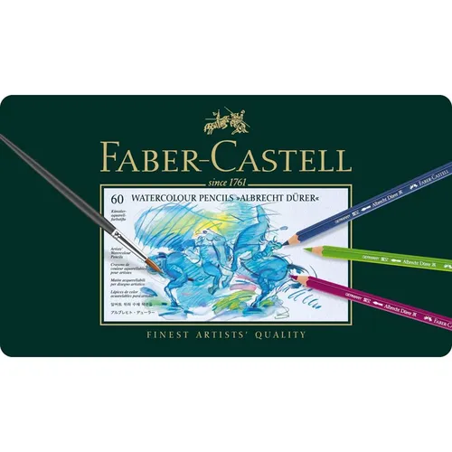 Faber-Castell Aquarellstifte Albrecht Dürer 117560, 60 Stück im Metalletui (2 von 3)