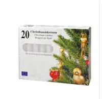 KCB 250 223-03 Baumkerzen, weiß (20er Pack) (2 von 2)