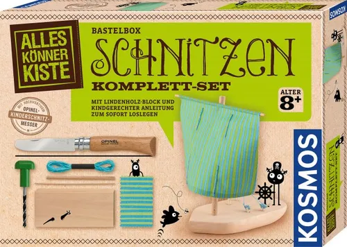 Kosmos 604608 AllesKönnerKiste Schnitzen Komplett-Set (2 von 3)