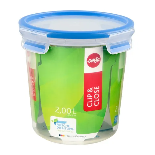 emsa Frischhaltedose CLIP & CLOSE 16,3 cm hoch transparent 2,0 l, 1 St. (2 von 5)