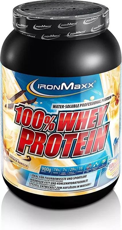 100% Whey Protein Pulver 500g French Vanilla (2 von 5)