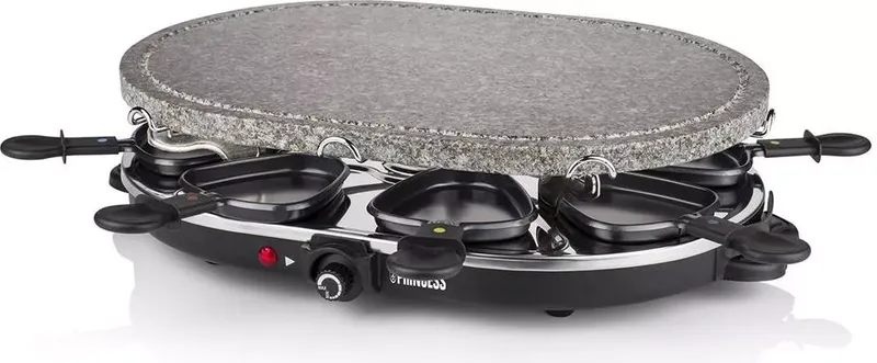Raclette 8 Oval Stone Grill Party (2 von 12)