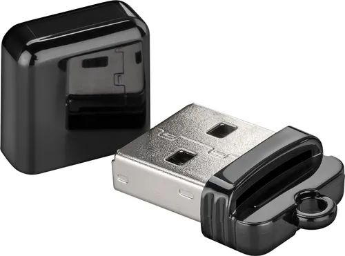 microSD Cardreader mit USB 2.0 Anschluss, schwarz (2 von 4)