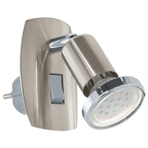 EGLO LED-Steckerspot Mini 4, nickel-matt, GU10, 2,8 W (2 von 2)