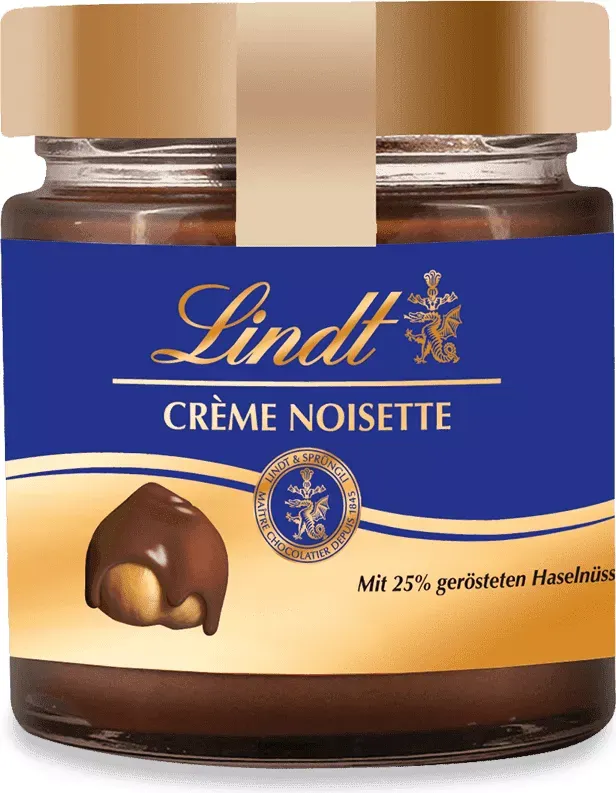 Lindt Creme Noisette, Haselnusscreme (2 von 2)