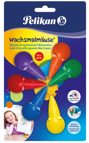 Pelikan wachsmalmäuse® Wachsmalstifte farbsortiert, 6 St. (2 von 3)