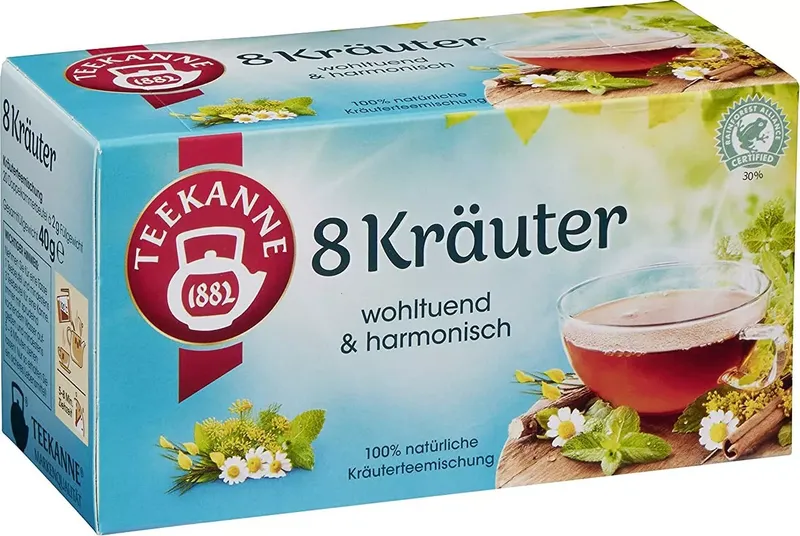 Teekanne Kräutertee 8 Kräuter (2 von 2)