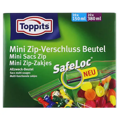 Toppits Gefrierbeutel SafeLoc Mini, 40 St. (2 von 2)