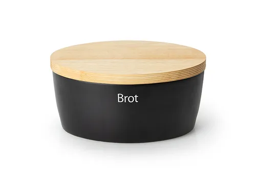 Continenta Brottopf Oval Keramik schwarz mit Deckel (2 von 4)