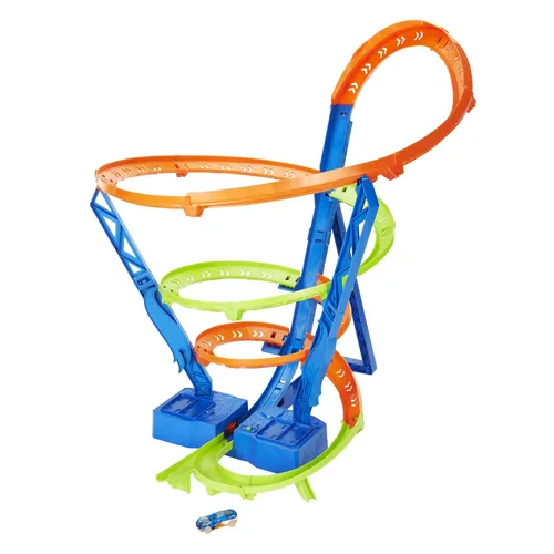 Hot Wheels Action Spiral Rennbahn Tornado HJT51 (2 von 7)