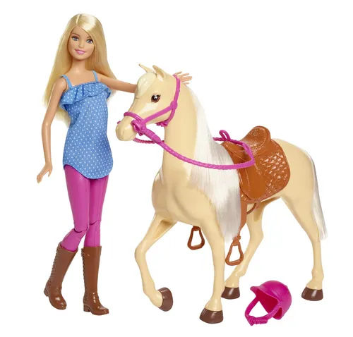 Barbie-Puppe und Pferdespielzeug FXH13 (2 von 7)