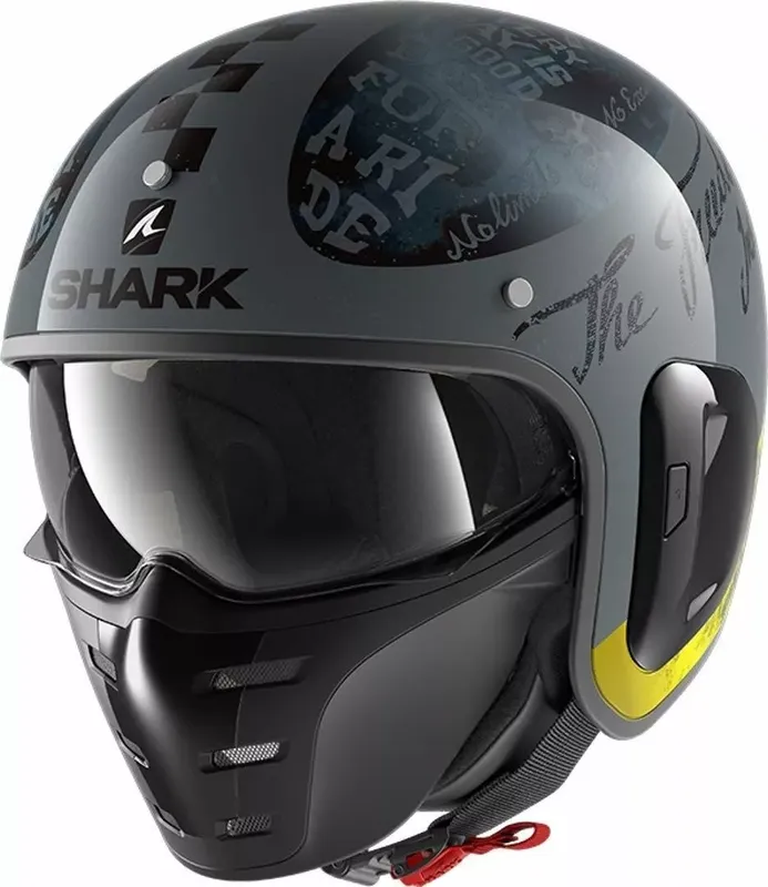 Shark S-Drak 2 Helm Tripp in Gloss Black Orange KOO (2 von 19)