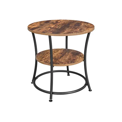VASAGLE Beistelltisch braun 55x55x55 cm (2 von 7)