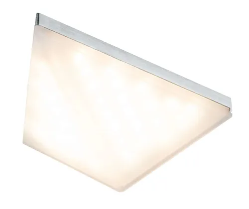 Paulmann LED Unterbauleuchte Kite Möbel Aufbauleuchte Alu Dreieckig 6,2W 440lm warmweiß 2700K - Silber (2 von 6)