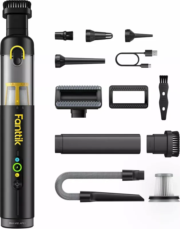Fanttik Slim V10 Apex: Kabelloser 4-in-1 Handstaubsauger mit 19000 Pa Saugkraft (2 von 10)