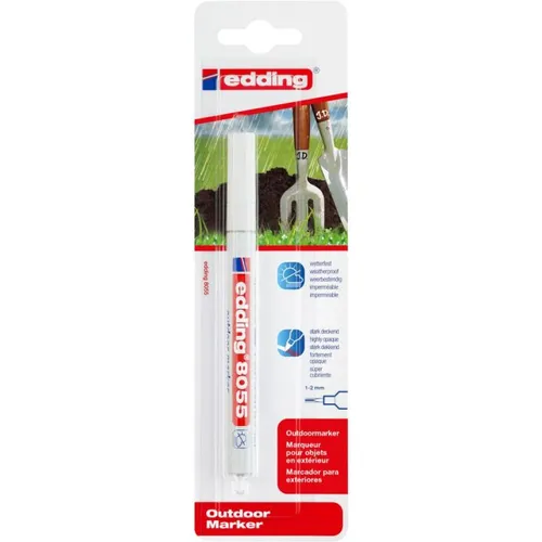 edding 8055 Outdoormarker - Weiß (2 von 2)