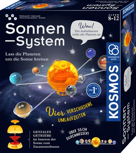 Kosmos 671532 Sonnensystem, Lass die Planeten um die Sonne kreisen, mechanisches Modell, Experimentierkasten für Kinder ab 8-12 Jahre zu Astronomie, Weltall (2 von 9)