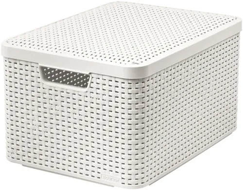 Curver Aufbewahrungsbox Style L 30L Cremeweiß (2 von 2)