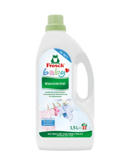 Frosch Baby Waschmittel 1,5 Liter – hypoallergen und sanft (2 von 2)