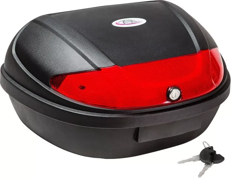 tectake® Motorradkoffer 48 l – Platz für 2 Helme (2 von 7)