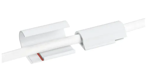 Tesa Kabelhalter 58035, Kabelbefestigung, selbstklebend, weiß, 5 Stück (2 von 10)