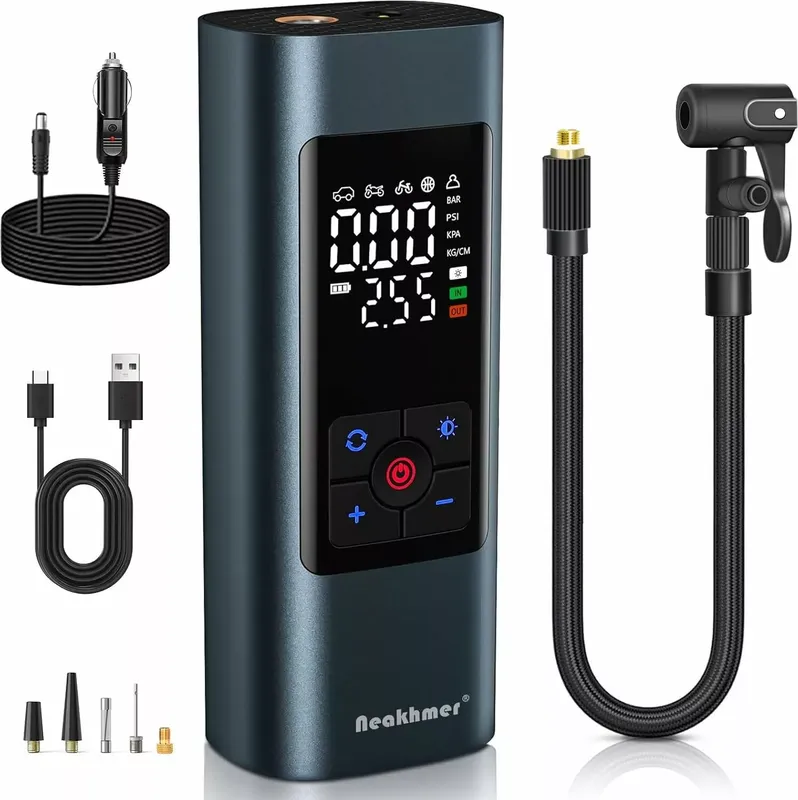 Neakhmer Mini Kompressor Akku Luftpumpe 150PSI (2 von 5)