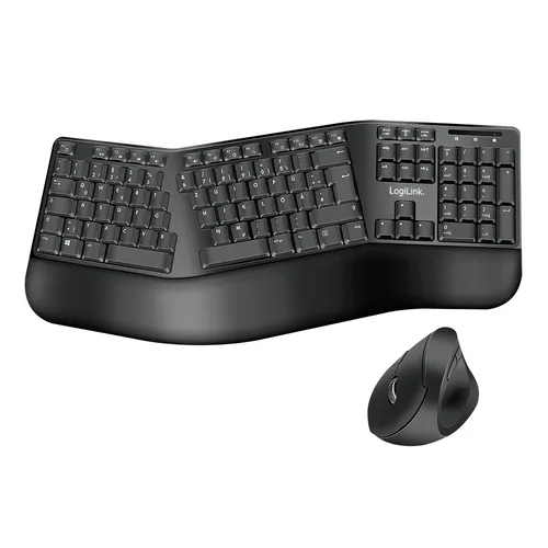 LogiLink Ergonomisches Funk-Tastatur-Maus-Set (2 von 3)