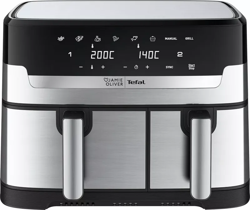 Tefal Heißluftfritteuse Jamie Oliver Dual Easy Fry & Grill (2 von 10)