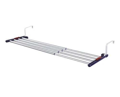 Leifheit Wäscheständer Quartett 42 Extendable, Balkon-Wäschetrockner, ausziehbar, Trockenlänge 4m (2 von 5)