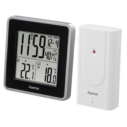 Hama Digitales Thermometer mit Funkuhr (2 von 4)