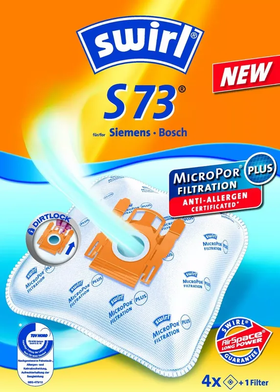 Swirl S 73 MicroPor Plus Staubsaugerbeutel (2 von 2)