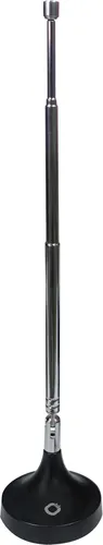 Oehlbach Radio Rod DAB+ Antenne | Radio Antenne für den Empfang von DAB+ und FM/UKW | Einfahrbare DAB Antenne mit Magnetfuß | Zimmerantenne inkl. Adapter auf F-Stecker | Schwarz (2 von 2)