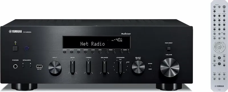 YAMAHA R-N600A Hifi Netzwerk Receiver (Silber) (2 von 6)