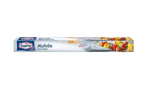Toppits® Alu-Folie im Abreißkarton, extrabreit 4008871200938 , Rollenlänge: 10 Meter (2 von 2)