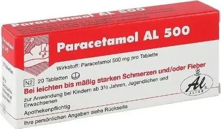 Paracetamol Al 500 Tabletten (2 von 2)