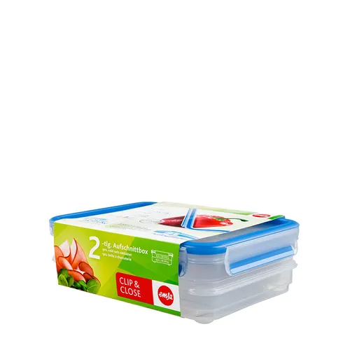 Emsa Aufschnittbox-Set 2teilig CLIP CLOSE 2x0,6l (2 von 6)
