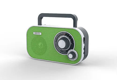 Tragbares Stereo Radio mit AUX IN und Kopfhöreranschluss (Rot) (2 von 2)