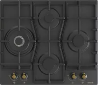 Gorenje GW6D42CLB Gaskochfeld, Schwarz (2 von 9)