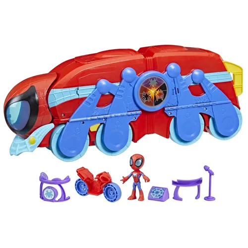 Marvel Spidey and His Amazing Friends 2-in-1 Spider Raupe Hauptquartier Spielset (2 von 27)
