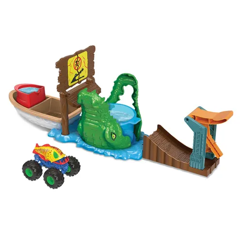 Hot Wheels Monster Trucks Sumpfattacke Spielset (2 von 7)