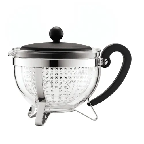 Bodum Teekanne Chambord 1 Liter – Modernes Design aus Borosilikat-Glas (2 von 2)