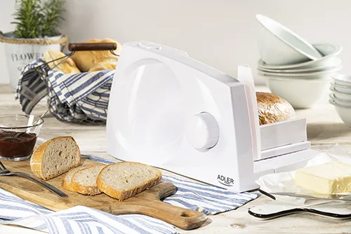 ADLER Lebensmittel-Schneider 150W – Einstellbare Schnittdicke für perfekte Ergebnisse (11 von 13)