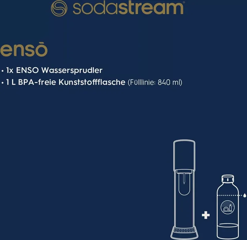 SodaStream® enso™ Premium Wassersprudler | Edelstahl-Design von Naoto Fukasawa (11 von 13)