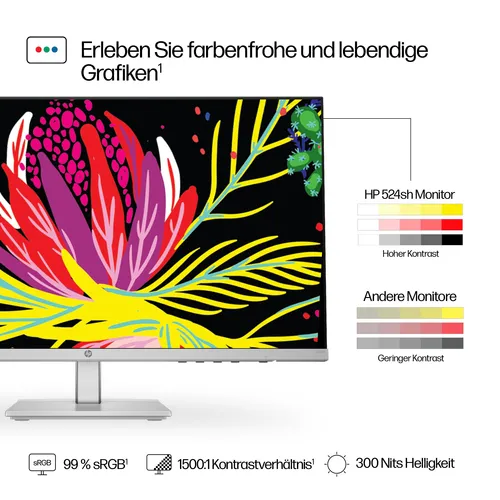 HP 524sh 23,8-Zoll FHD Monitor (11 von 14)