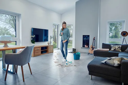 Leifheit Set Power Mop 3in1 - Weiß/Grau/Türkis (12 von 13)