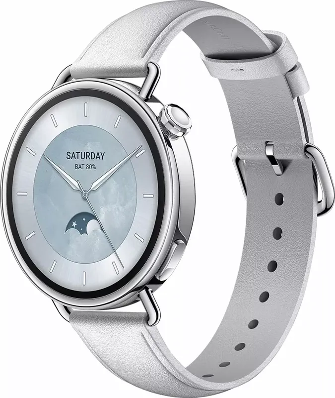 Xiaomi Watch S4 41mm White Leather (12 von 12)