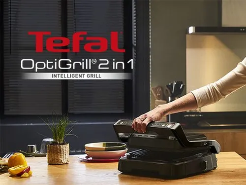 Tefal GC7728 Optigrill 2in1 Kontaktgrill schwarz (13 von 13)