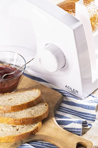 ADLER Lebensmittel-Schneider 150W – Einstellbare Schnittdicke für perfekte Ergebnisse (13 von 13)