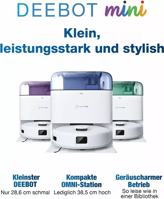 ECOVACS DEEBOT MINI Saugroboter mit Wischfunktion (13 von 13)